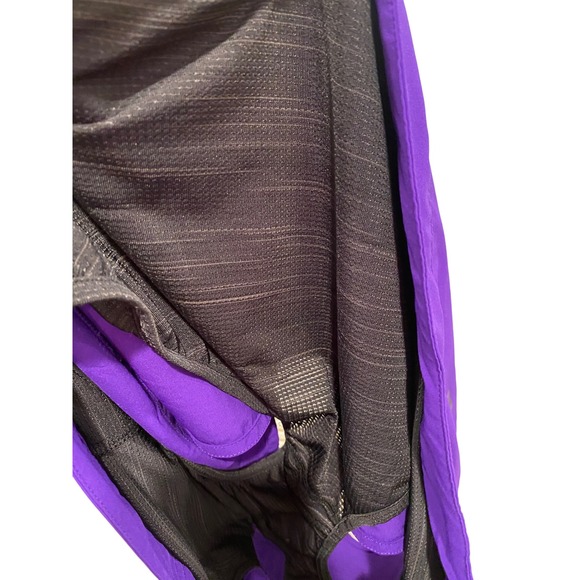 Reebok CrossFit Womens Shorts‎ Large Purple Black Athletic Training Workout - Picture 9 of 9